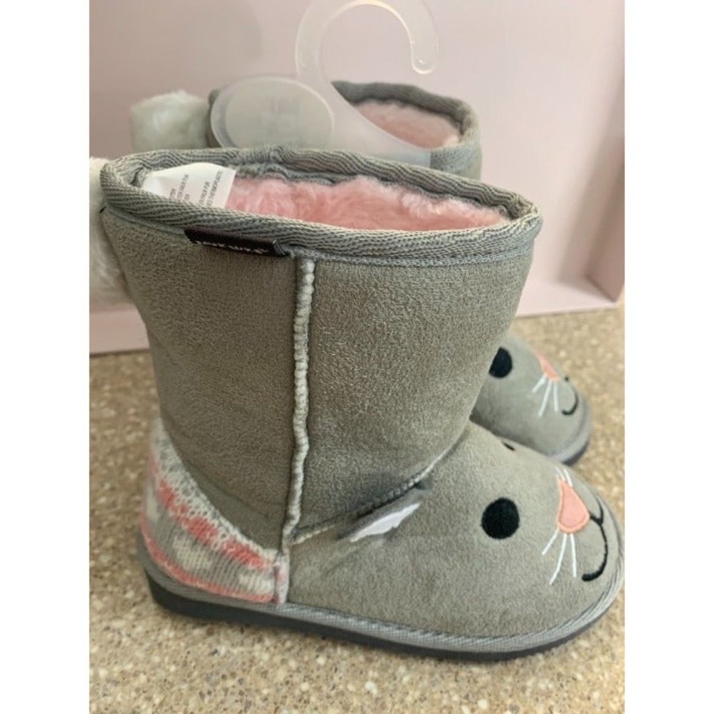 MUKS LUKS Gray Bonnie Bunny Boot - Unisex SIZE 9 and 10 - Picture 2 of 10